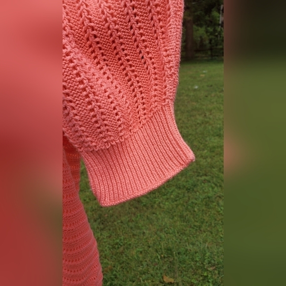 Bundle Only:ST. John's Bay Orange Pullover Sweater 3/4 Sleeve Scoop Neck Size XL - Picture 4 of 9